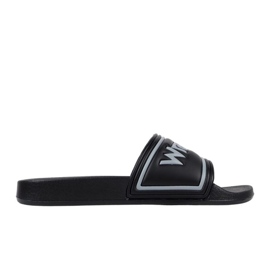 Wrangler Averell Slider Low 20251042 25y Black Flip -flops crna
