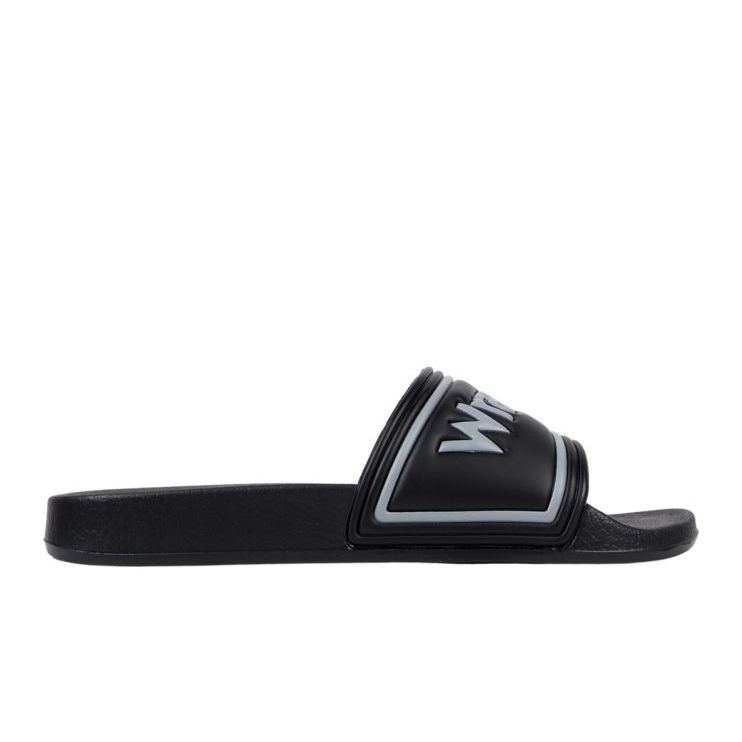 Wrangler Averell Slider Low 20251042 25y Black Flip -flops crno