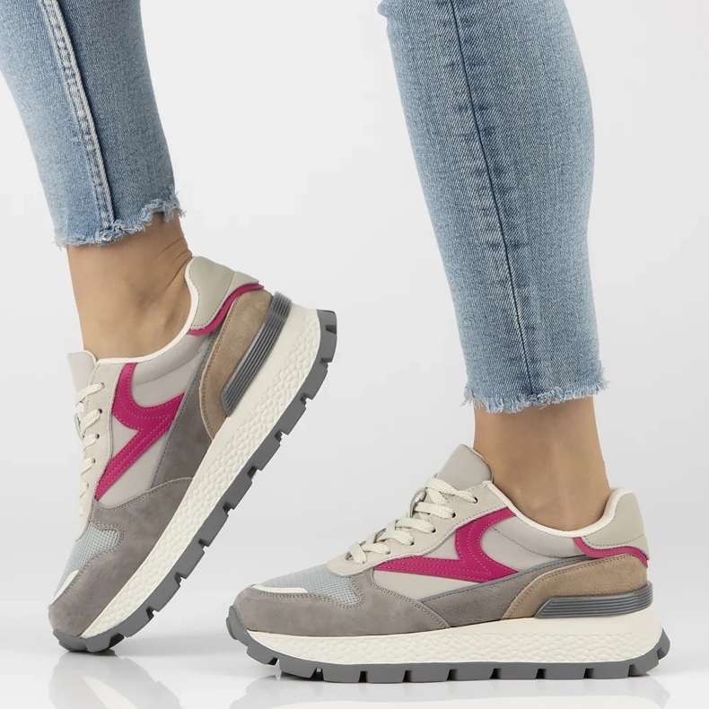 Filippo DP7070/25 kožne tenisice bež