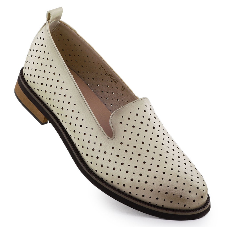 Ženske otvorene cipele Lords Beige Potocki SZ12592 bež