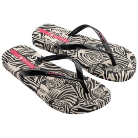 IPanema flip -flops crna