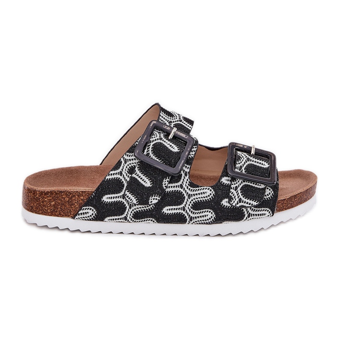 S.Barski Ženski prelepozi s kopčama i sjajem S. Barski RB51-006 Black crno