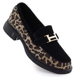 Lordy Leopard Cipele Lords Black Vinceza 66791 crna