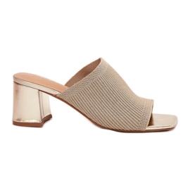 Ženske potpetice sa zlatnim pistilom