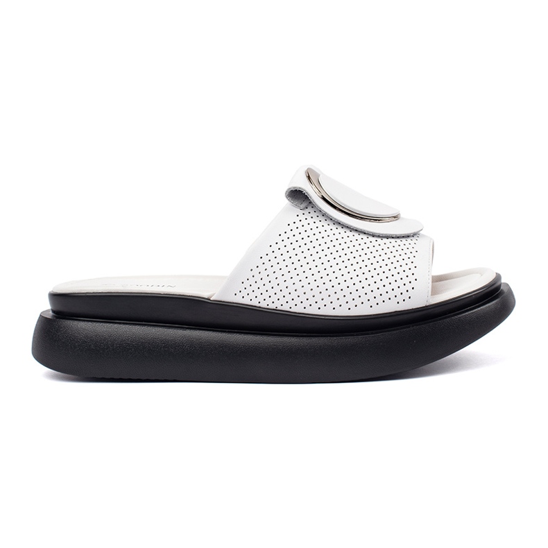 Goodin Bijeli i bijeli udobni flip na platformi bijela