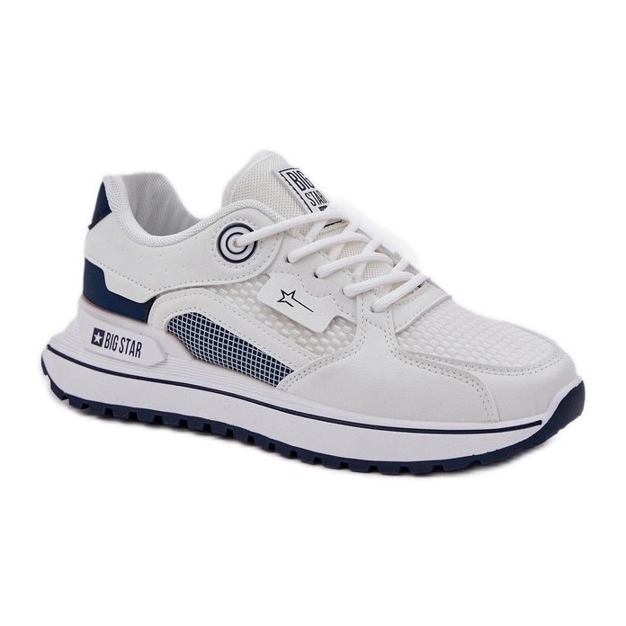Big Star Tenisice ženske cipele velika zvijezda nn274a103 bijela s plavom