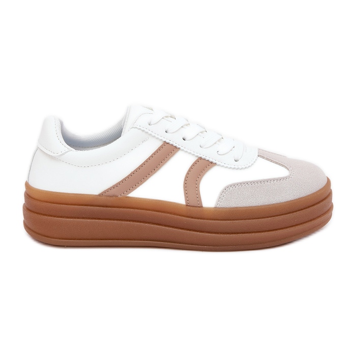 Evento Ženske tenisice s platformom, bijele bijela