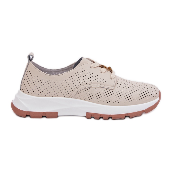 Ženske kožne cipele s Artikerom 54C1811 bež