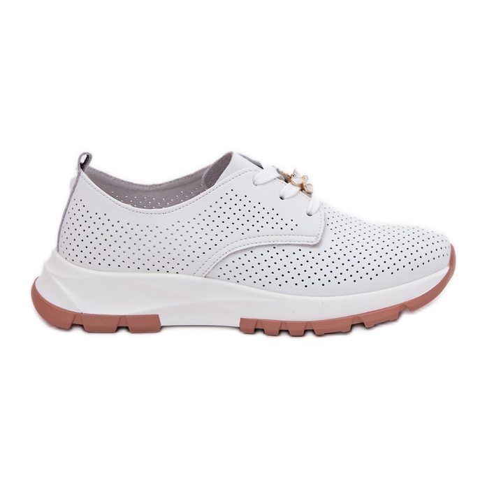 ARTIKER Ženske kožne cipele s Artker -om 54C1810 Bijeli pin bijela