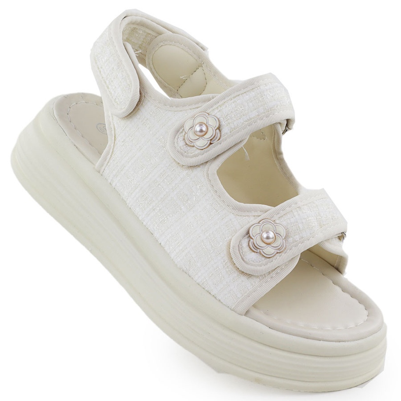 Ženske sandale na platformi Potocki PY16337 bež