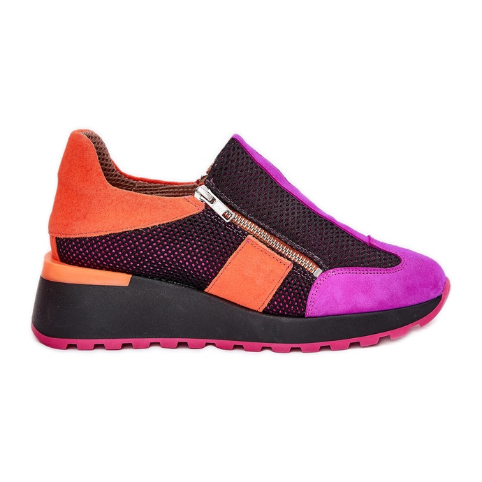 Maciejka kožne tenisice 06853-15 crne crno