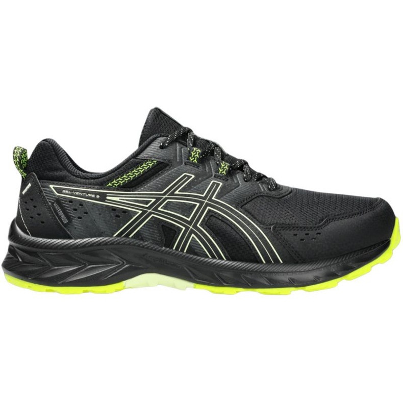 Asics Gek Venture 9 Vodootporne tenisice za trčanje 1011B705 003 crno