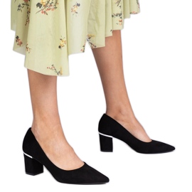 Crne ženske pumpe iz Ekozamszua crna