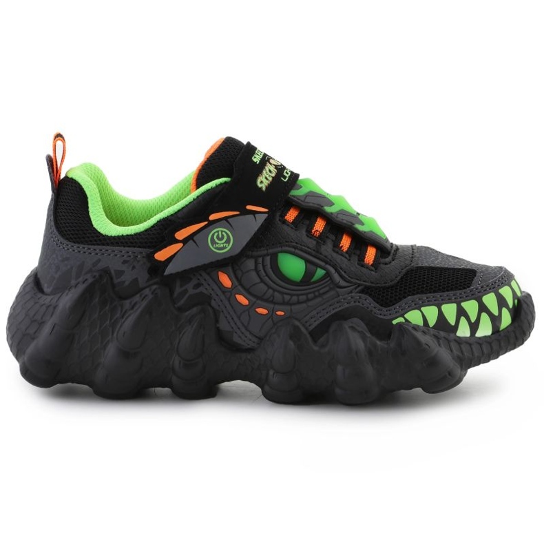 Skechers Skech-A-Saurus-dino 400112L-BKLM SHINE SHIPE crno