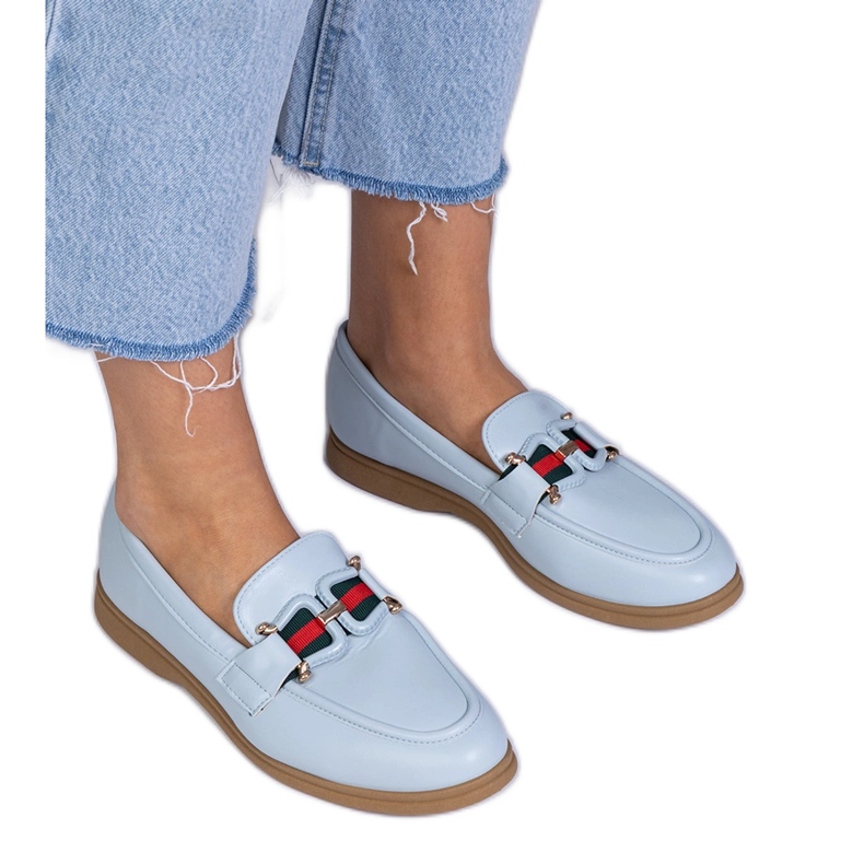 Plavi ekosusi s ukrasom s ukrasom plava