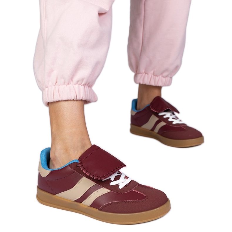 Burgundske tenisice ženske sportske tenisice crvena