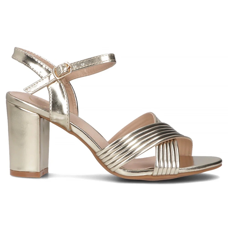 Filippo Ženske kožne sandale na Golden Post DS6901/25 zlatna