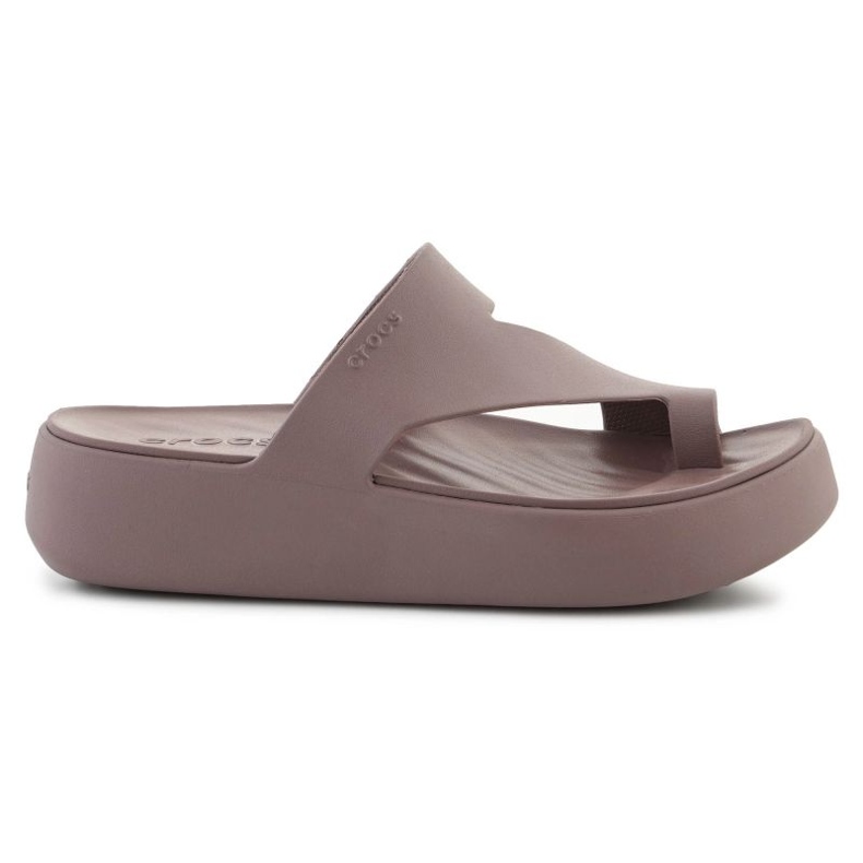Flip-flops crocs crocs bijeg platforma petlja petlja 210834-0lf smeđa