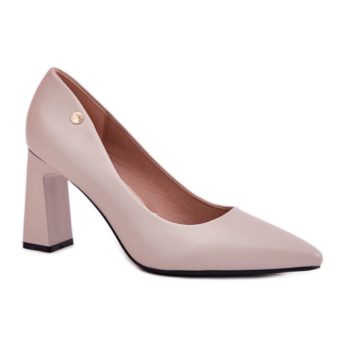 Elegantne pumpe na Vinceza 62221 Barb siva