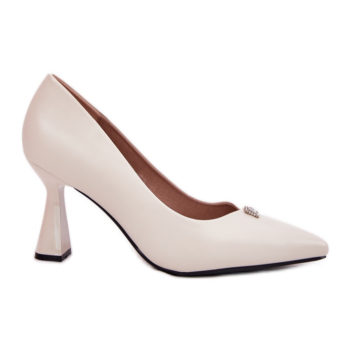 Elegantne pumpe na proširenom Vinceza 62222 bež