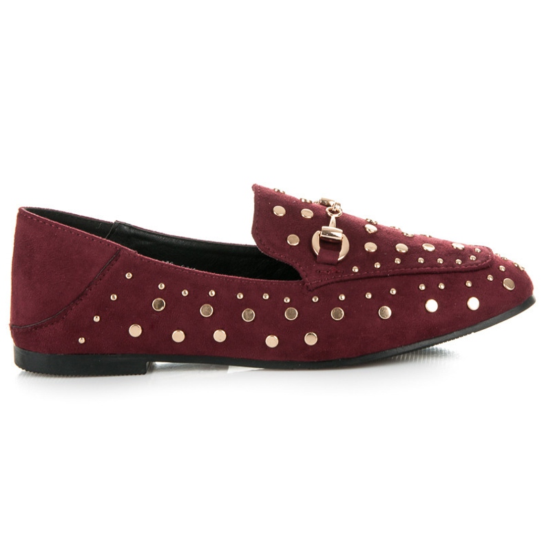 Sergio Todzi Bordo mokasinke s rhinestones crvena
