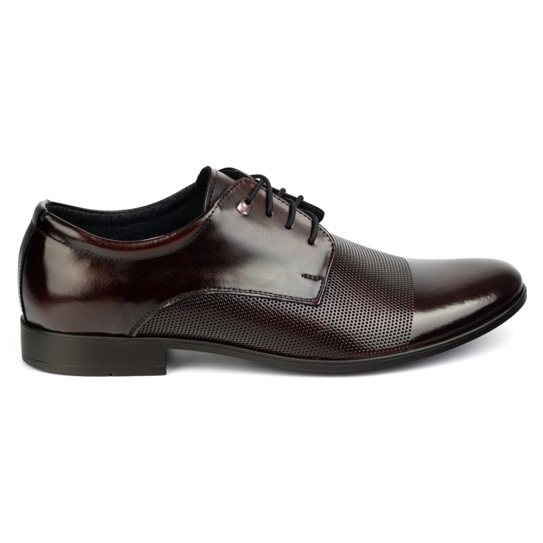 Olivier Elegantne kožne cipele 271t2 trešnje crvena