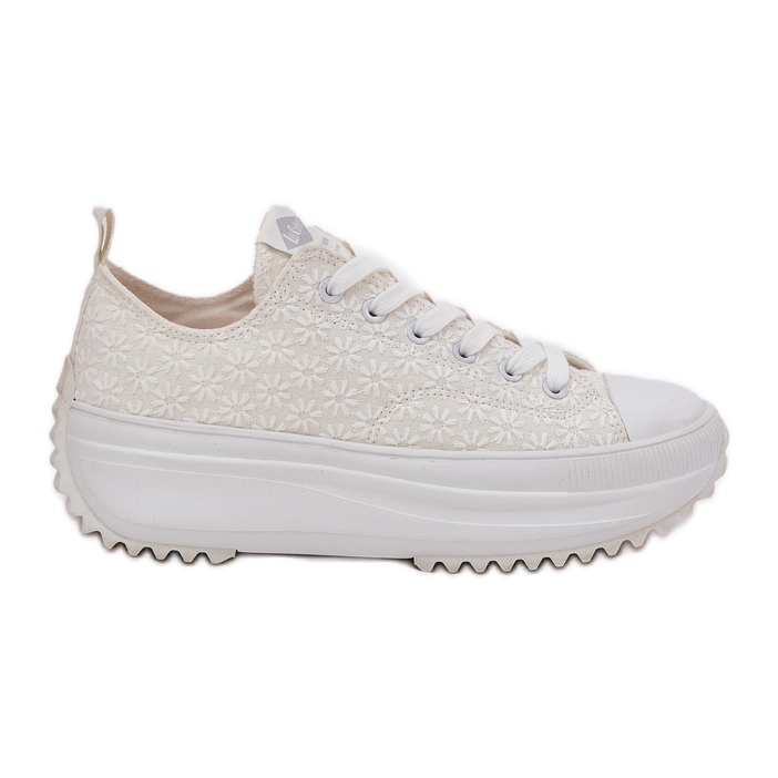 Ženske tenisice s vezom na platformi Lee Cooper LCW-25-31-3465L White bijela