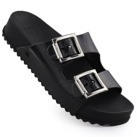 Ženski prelepovi s crnim bazenom kopča za plažu Zaxy RR285058 crna