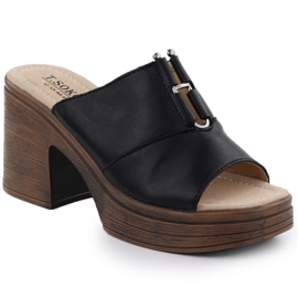 Ženska kožna kožna letenja na crnoj T.Sokolski L25-13 crna