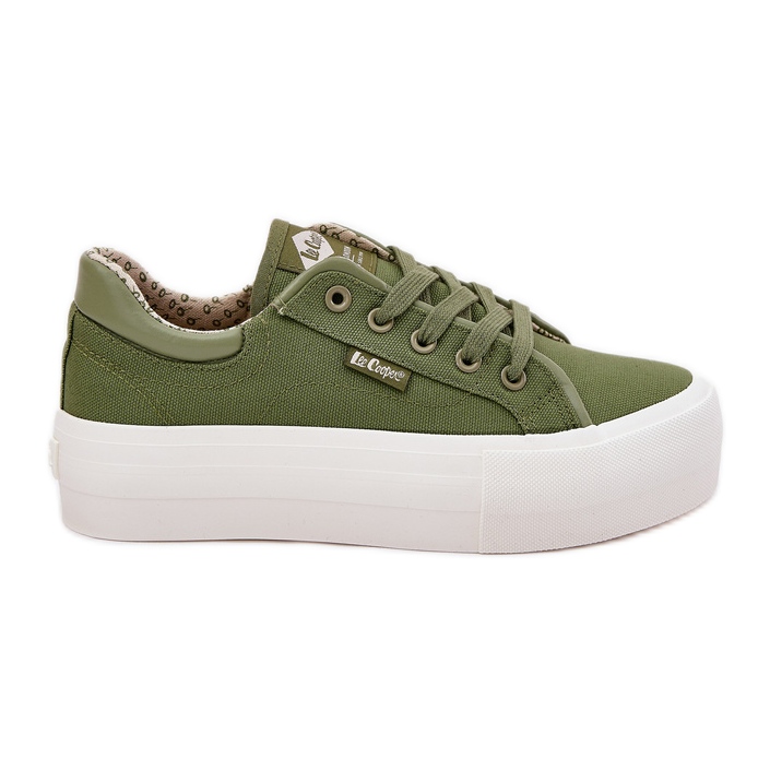 Ženske tenisice na platformi Lee Cooper LCW-25-31-3449L Green zelena