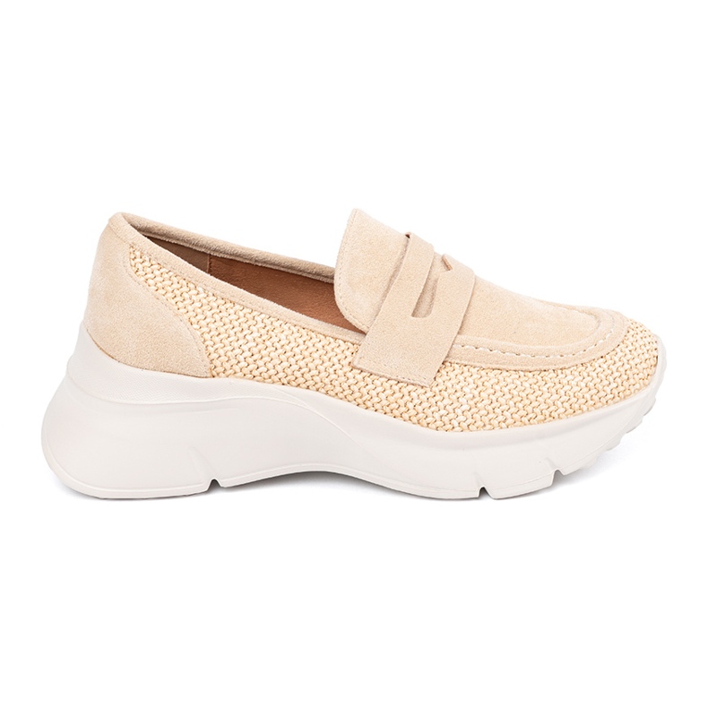 Seastar Lagane bež cipele na gustom potplatu