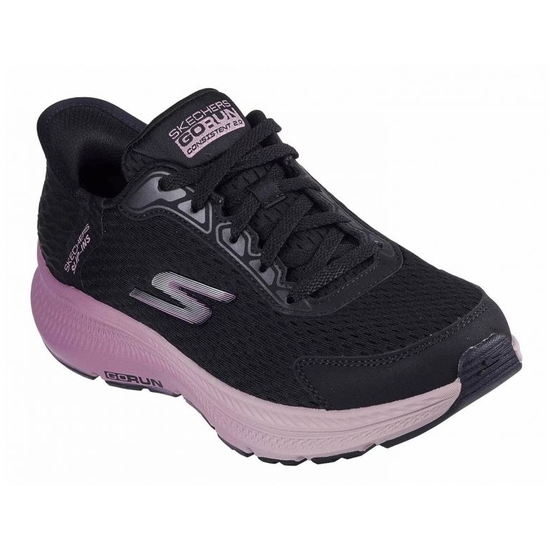 Skechers Slip ins i dalje trči dosljedne 2,0 kamerun cipele u 128627-bkmv crno