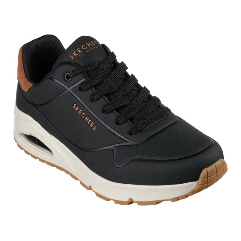 Skechers Uno prikladan na zraku 183004-BLK cipele crno