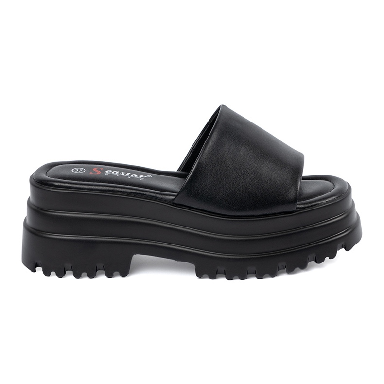 Seastar Crne papuče na platformi crno