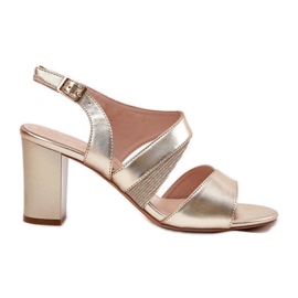 Ženske sandale na Post Sergio Leone SK866 zlatni