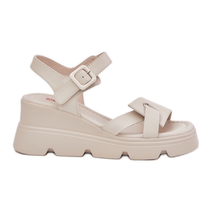 Ženske kožne sandale za drevni Artiker 54C1624 bež