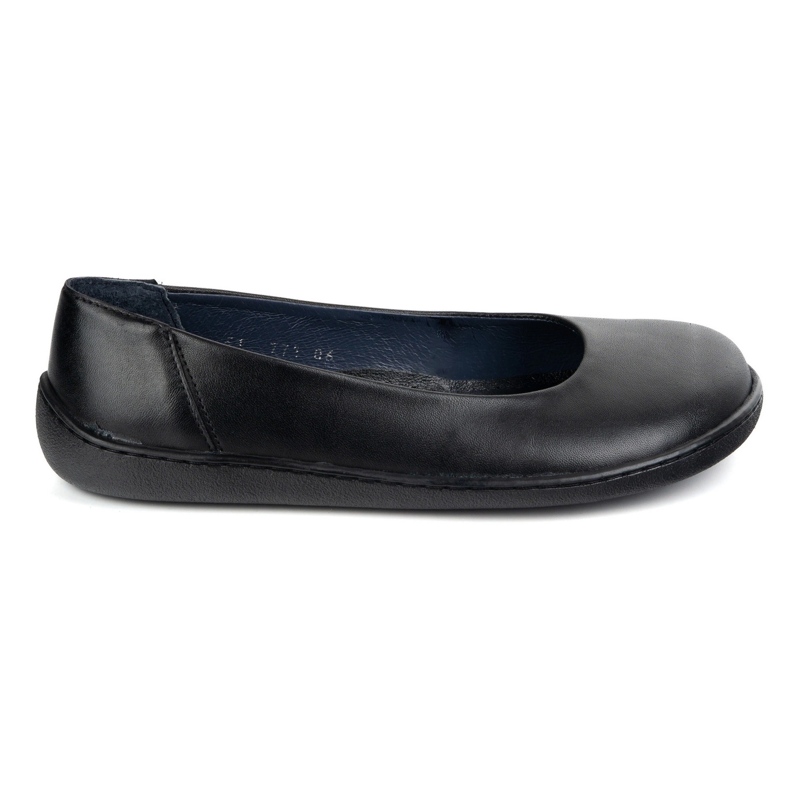 Olivier Bosonoge ženske minimalističke kožne cipele proklizavanje -u 1771Pol crno