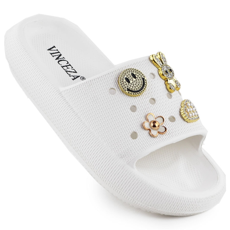 Pjenasti prelepovi na plaži na bazenu na bijeloj platformi ukrašeni Vinceza 76055 bijela