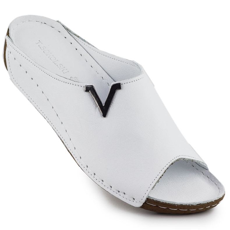 Ženska kožna kožna letilica T.Sokolski L22-301 bijela