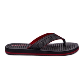 Muški flip -flops Big Star RR174441 Black crna