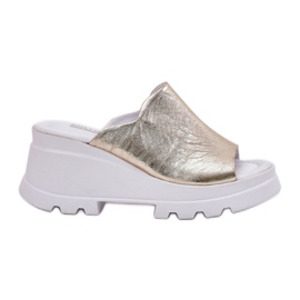 Kožni klinovi na Artiker 56C0435 PLN zlatni