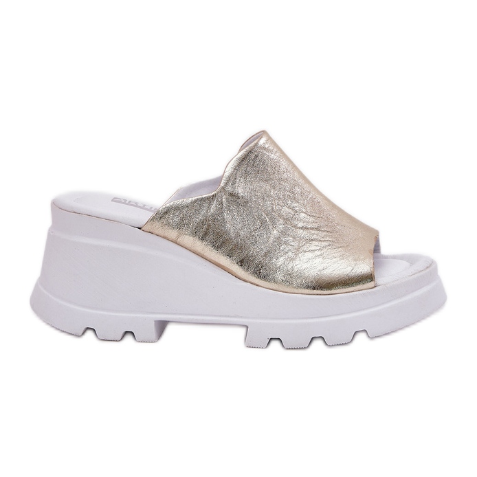 Kožni klinovi na Artiker 56C0435 PLN zlatna