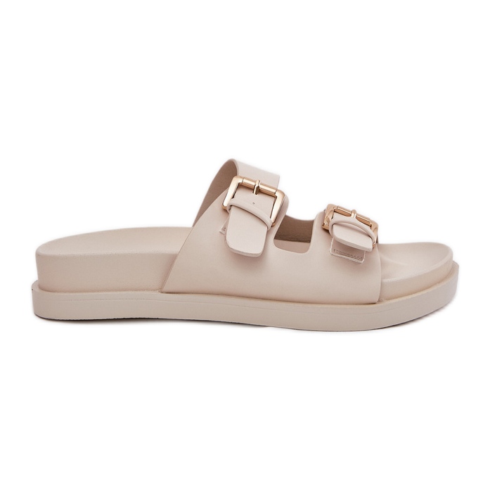 EVento Ženski klip sa zlatnim kopčama bež