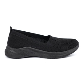 Shelvt Crne sportske cipele slip-on crna