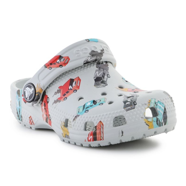 Crocs Classic Race Cars Graphic 210992-1nn Flip Flops bijela