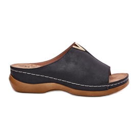 EVento Udobni ženski klinovi Crni klinovi crna