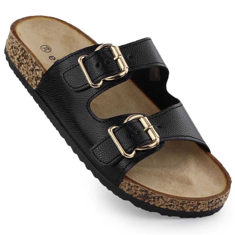 EVento Ženski klip s crnim stezaljkama 7220 crno