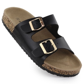 EVento Ženski klip s crnim stezaljkama 8323 crna