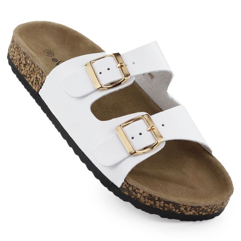 EVento Women Flip Plops sa kopčama bijeli događaj 8323 bijela