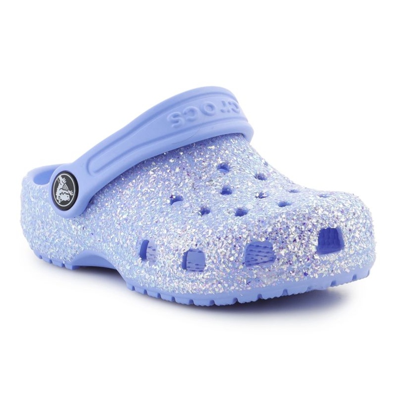 Crocs Classic Glitter Cloge T 206992-5Q6 zaklopke plava